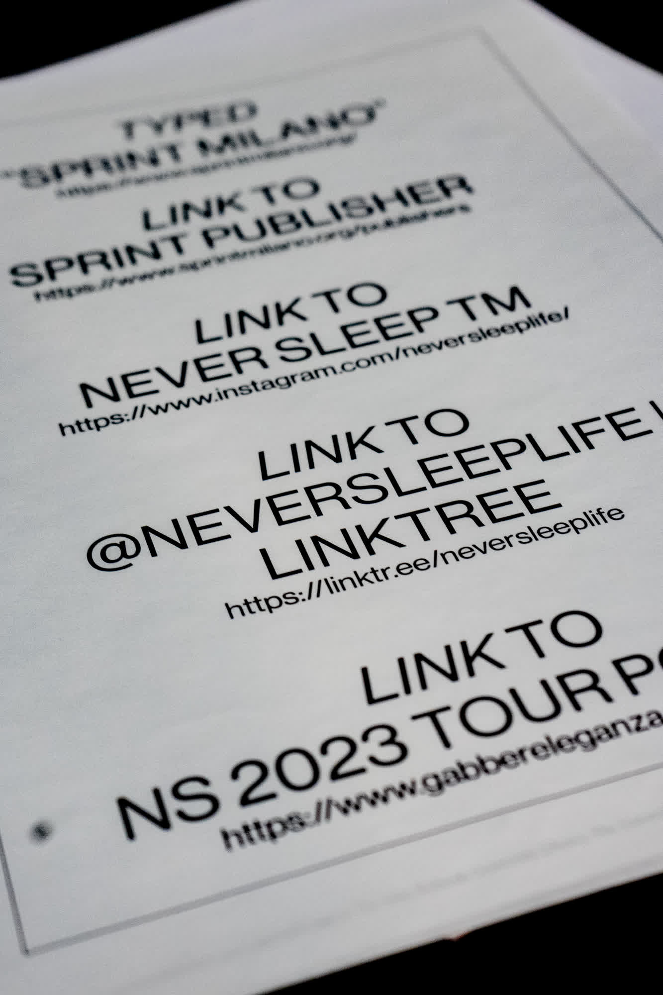 Complementary image of the project Blank Space