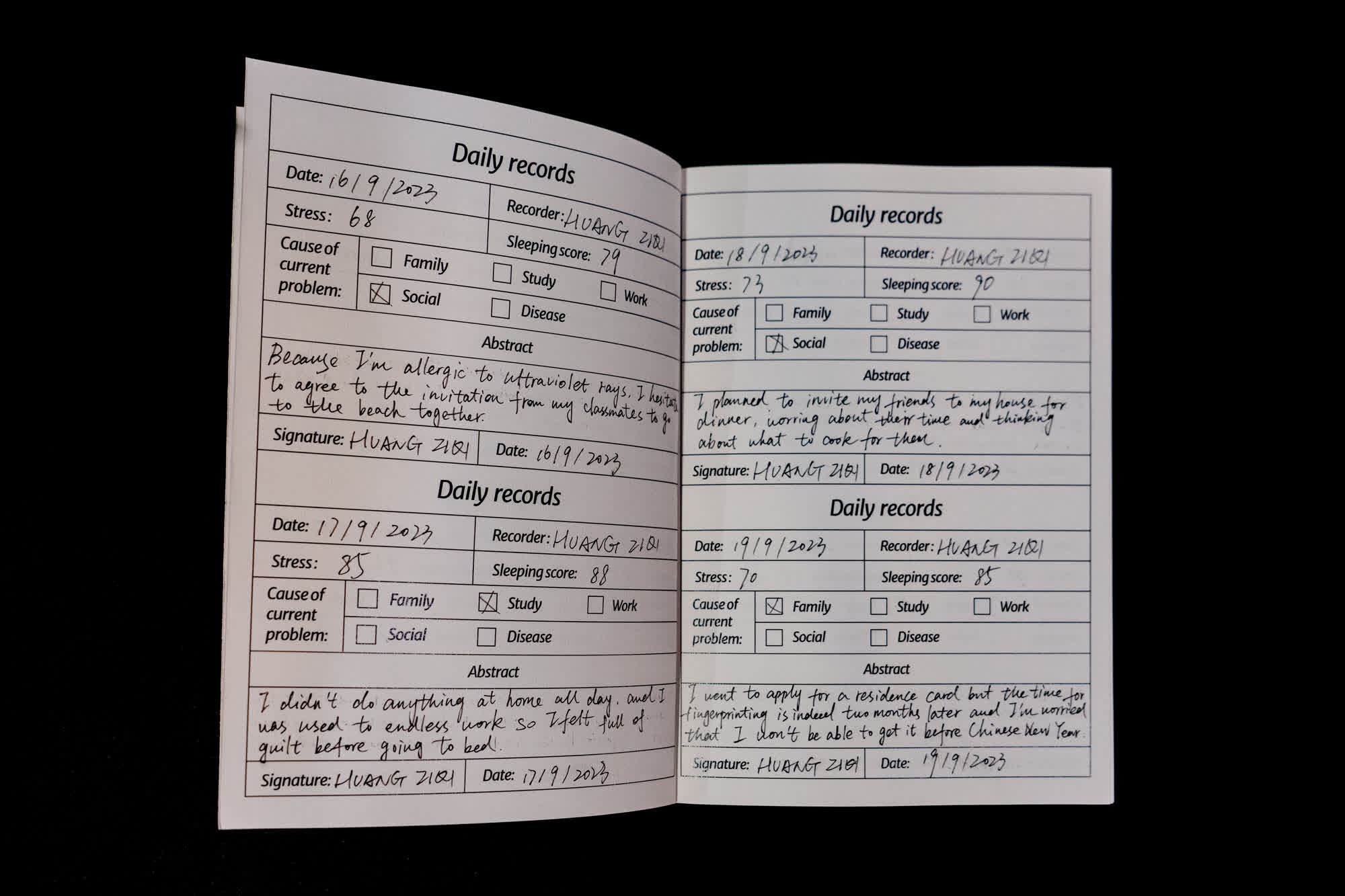 Complementary image of the project Sleep Disorder