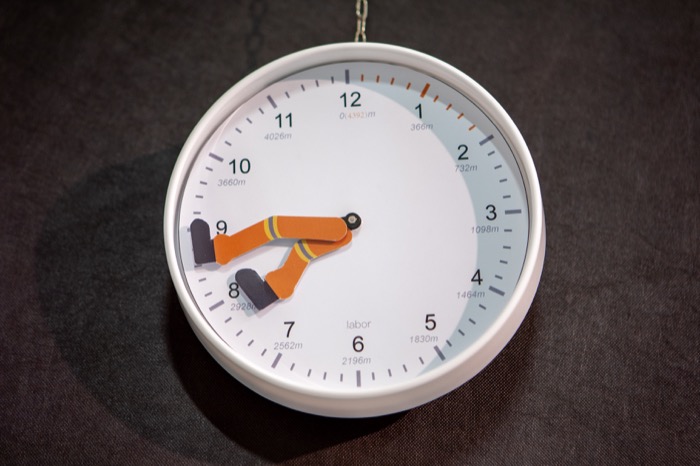Complementary image of the project Running clock