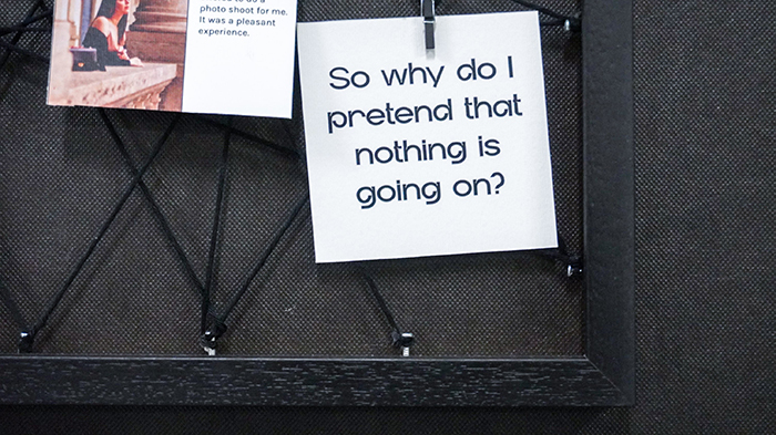 Featured image of the project “Why do you pretend that nothing is going on?”